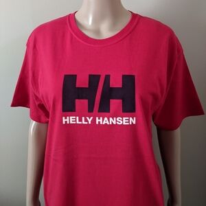 Helly Hansen HH Logo Red T-Shirt, Men's Medium